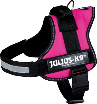 Julius K9 Power-Harnas / Harness Für Etiketten Fuchsia