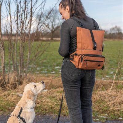 Trixie Rolltop-Rucksack Mit Gürtel-Gürteltasche Rost